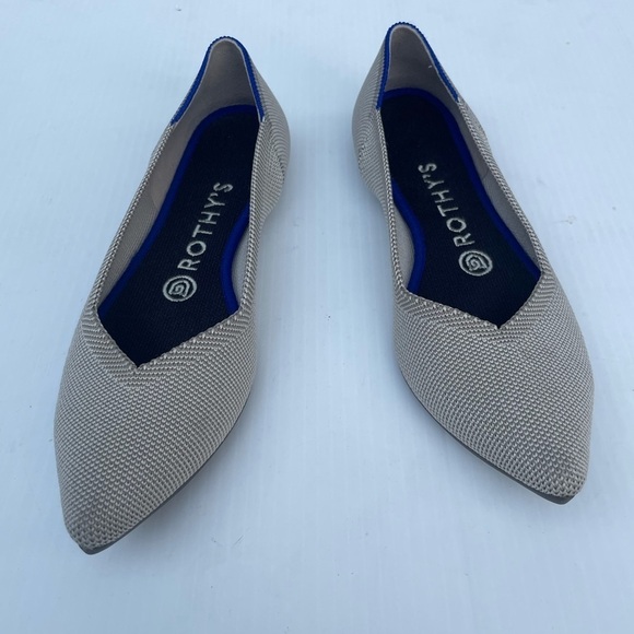 Rothy’s Flax birdseye the Point Flats RETIRED - Picture 2 of 15